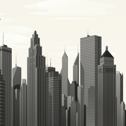 003 City Vector Background Town - Town Background, Transparent background PNG HD thumbnail