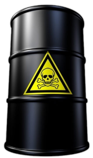Toxic Chemical In Black Barrrel - Toxic Chemical, Transparent background PNG HD thumbnail