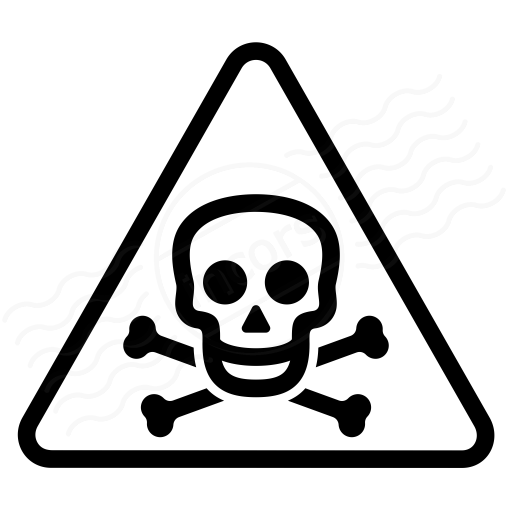 Sign Warning Toxic Icon - Toxic Sign, Transparent background PNG HD thumbnail