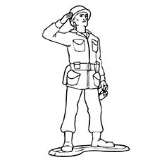The Toy Soldier Coloring Page - Toy Soldier Black And White, Transparent background PNG HD thumbnail