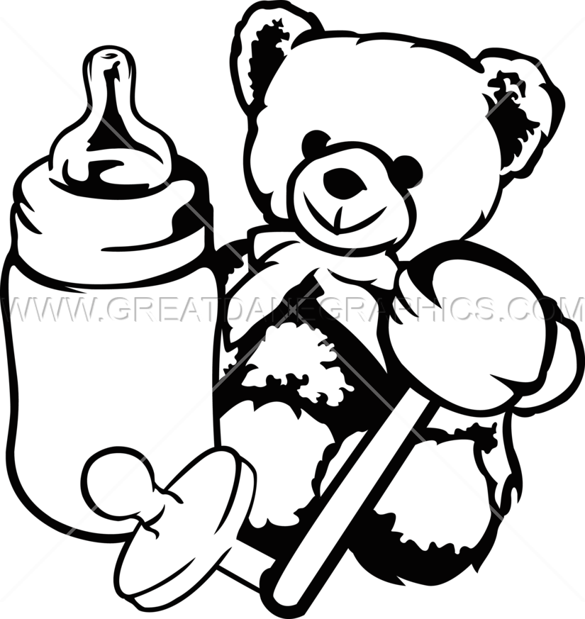 Baby Toys - Toys Black And White, Transparent background PNG HD thumbnail