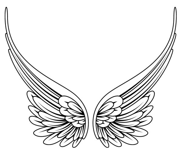 Traceable Butterfly Wings | Tribal Angel Wings  High Quality Photos And Flash Designs Of . - Wings Tattoos, Transparent background PNG HD thumbnail
