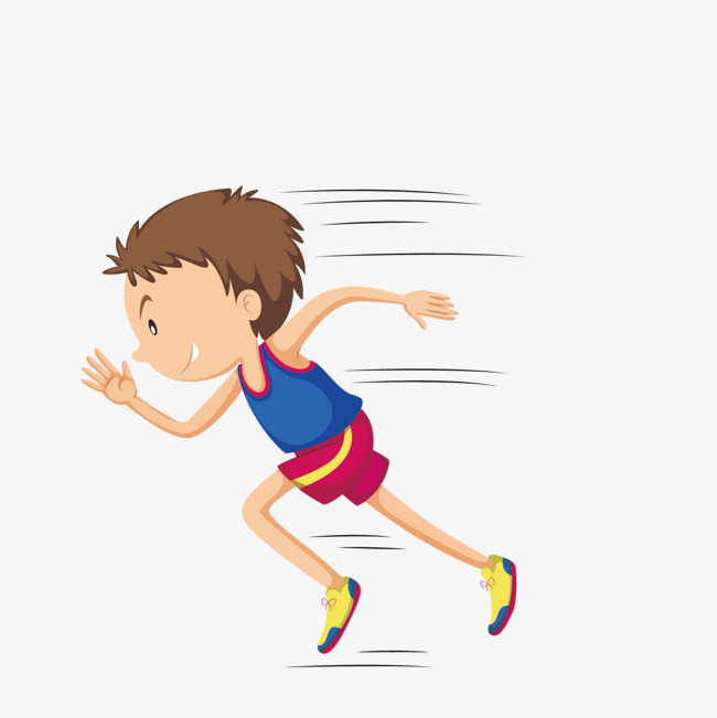 Vector Cartoon Boy Running Track And Field, Field Events, Run, Boy Png And - Track And Field Events, Transparent background PNG HD thumbnail
