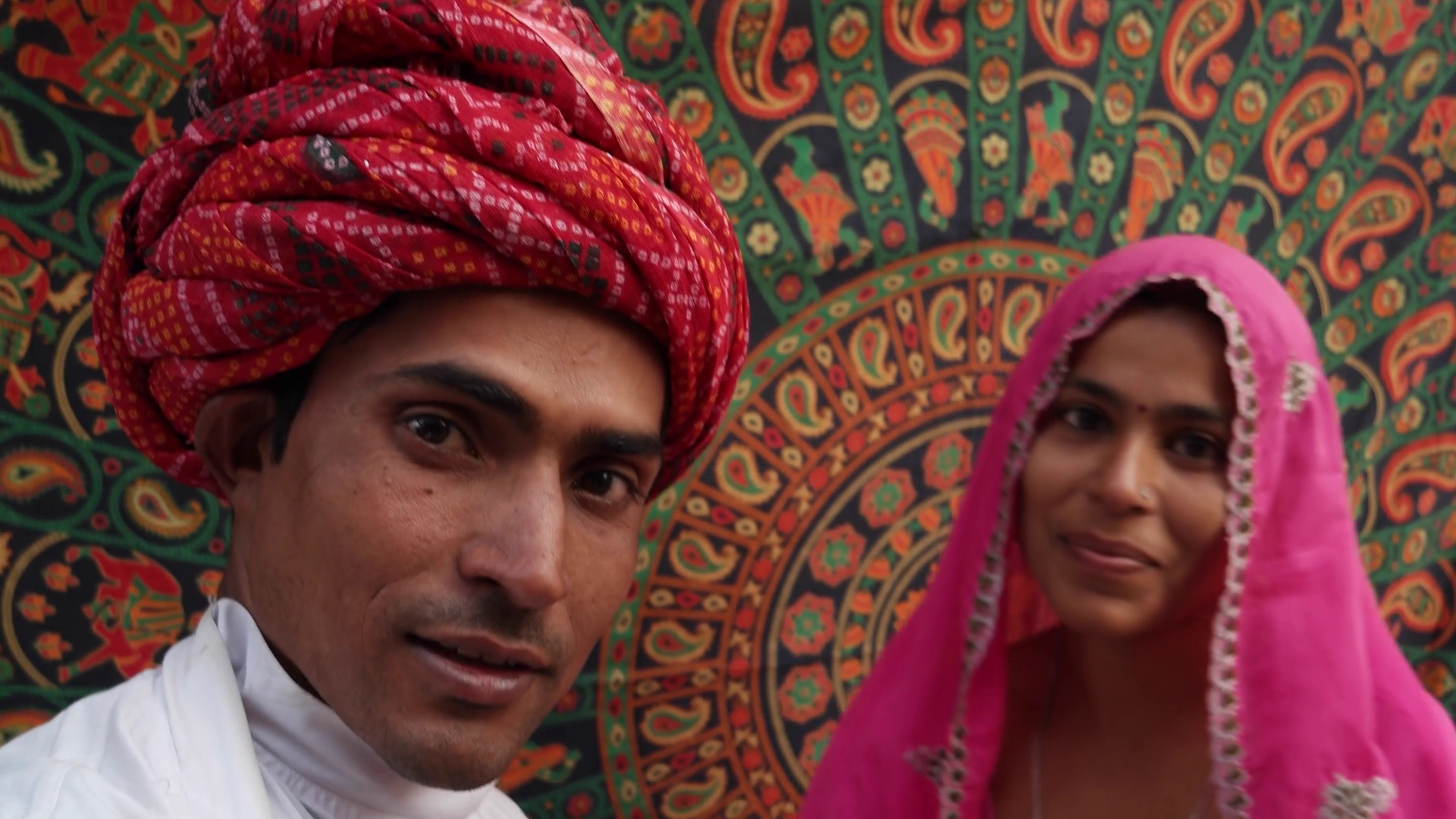 Handheld Pov Of A Camera Taking Selfie Photos Of A Beautiful Indian Couple In Traditional Clothing In Rajasthan, India Stock Video Footage   Videoblocks - Traditional Dress Of Rajasthan, Transparent background PNG HD thumbnail