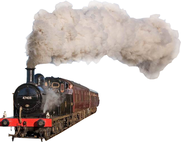 Steam Engine Train Transparent Image - Train, Transparent background PNG HD thumbnail