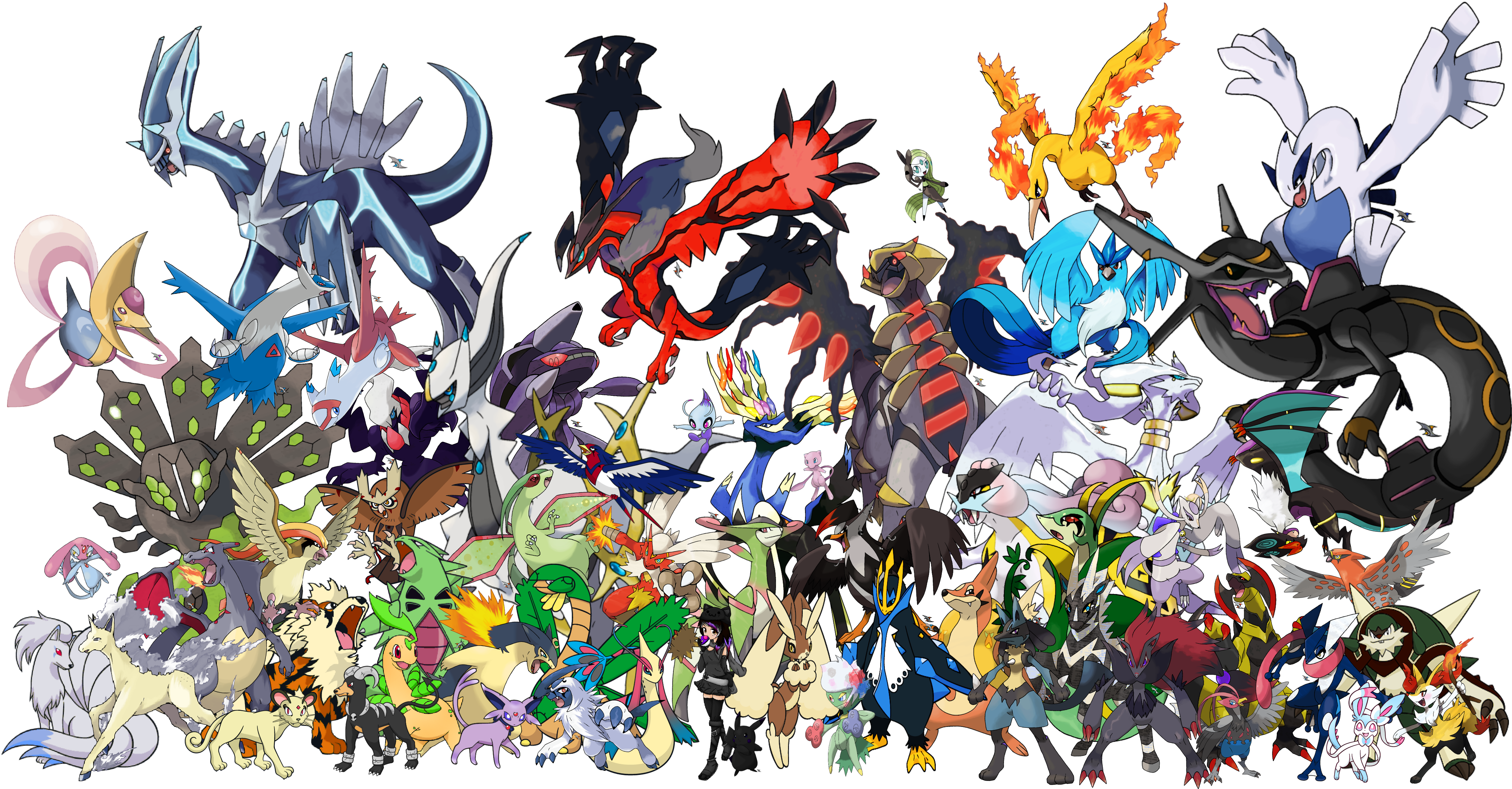 Pokemon Legendary Picture Wallpaper Full Hd Pics Desktop My Trainers Parties By Funcatty On Of Iphone - Trainers, Transparent background PNG HD thumbnail
