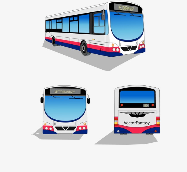 Vector Bus, Hd, Vector, Transportation Free Png And Vector - Transportation, Transparent background PNG HD thumbnail
