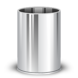 128X128 Px, Filesystems Trash Can Empty Icon 256X256 Png - Trash Can, Transparent background PNG HD thumbnail