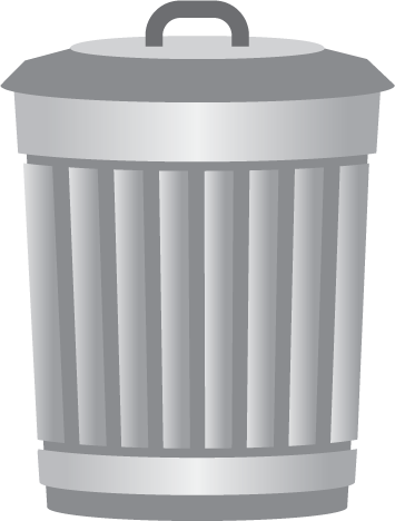 Best Free Trash Can Png Icon - Trashcan, Transparent background PNG HD thumbnail