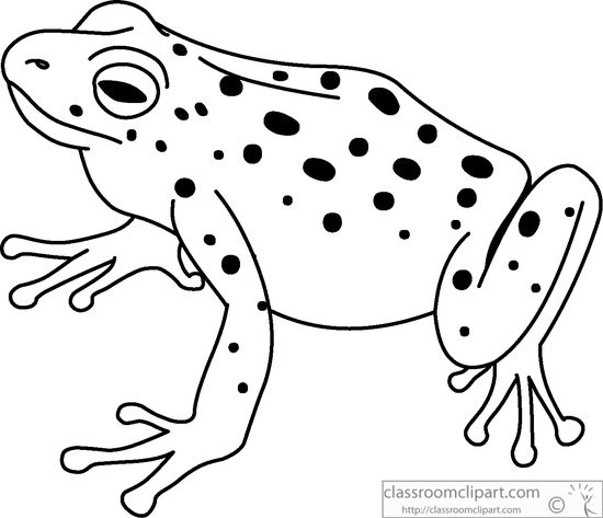 Frog Clipart Black And White #46286 - Tree Frog Black And White, Transparent background PNG HD thumbnail
