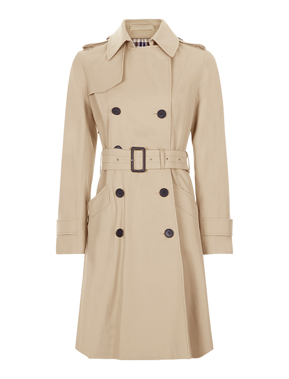$1,160.00 · Lana Double Breasted Trench Coat - Trench Coat, Transparent background PNG HD thumbnail