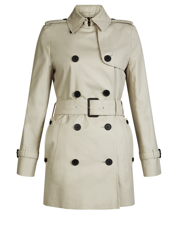 $1,360.00 · Jennifer Double Breasted Trench Coat - Trench Coat, Transparent background PNG HD thumbnail