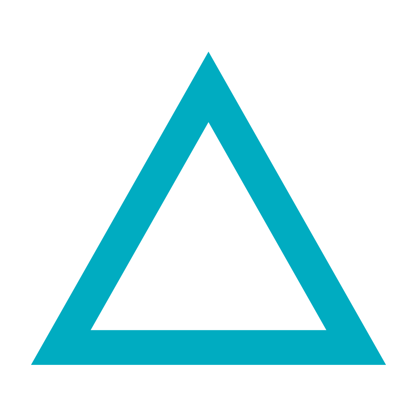 Triangle Icon - Triangle, Transparent background PNG HD thumbnail