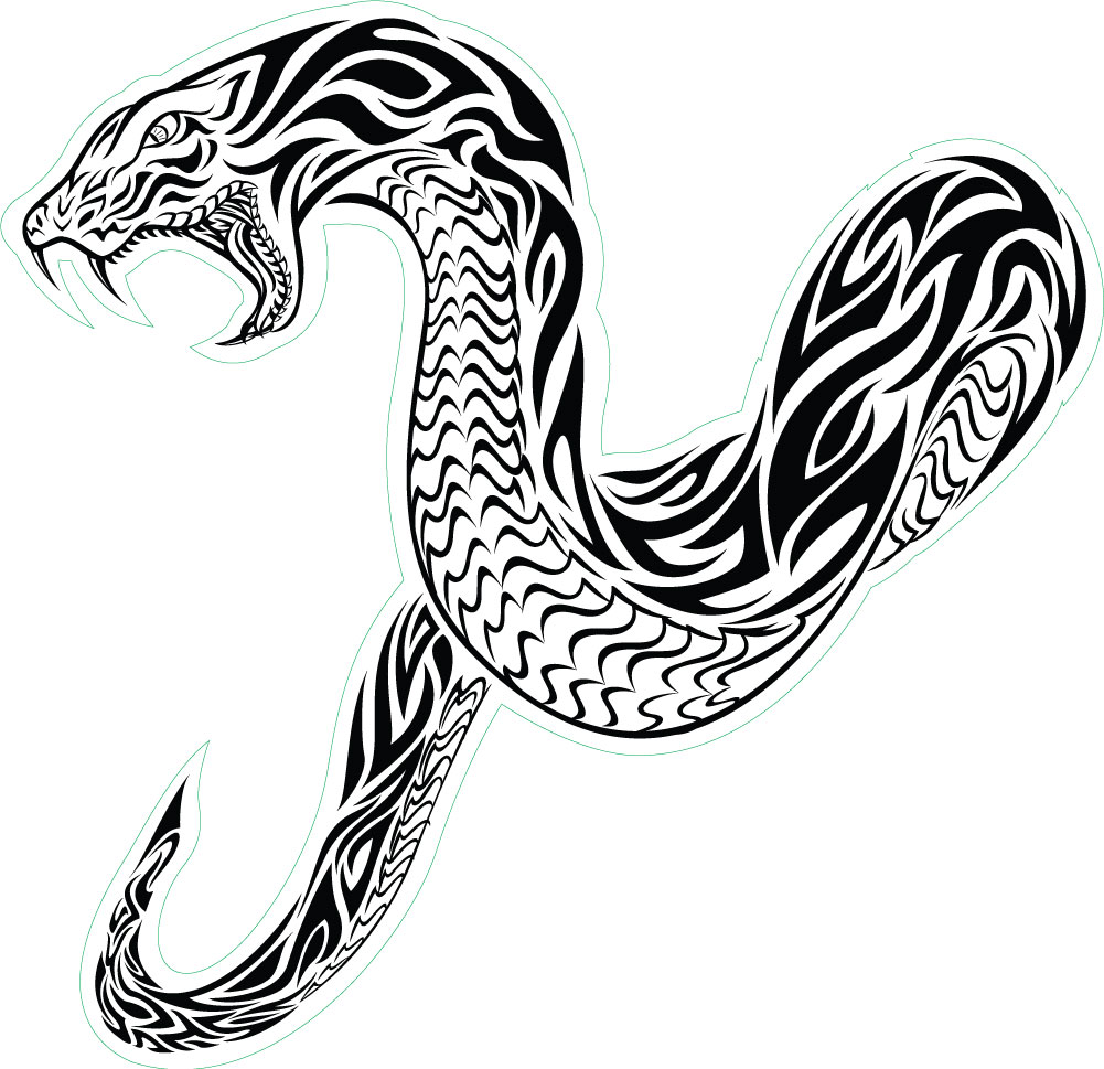 Tribal Snake Tattoos.jpg 1,001×969 Pixels - Snake Tattoo, Transparent background PNG HD thumbnail