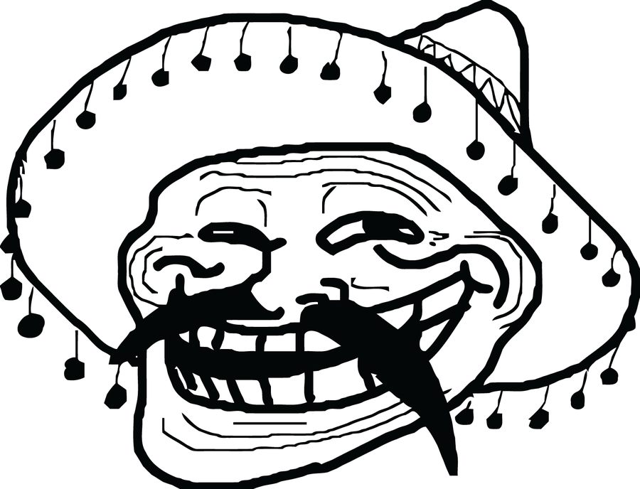 Mexican Troll Face By Mariodude12312 D5Mtl9Z.png - Trollface, Transparent background PNG HD thumbnail
