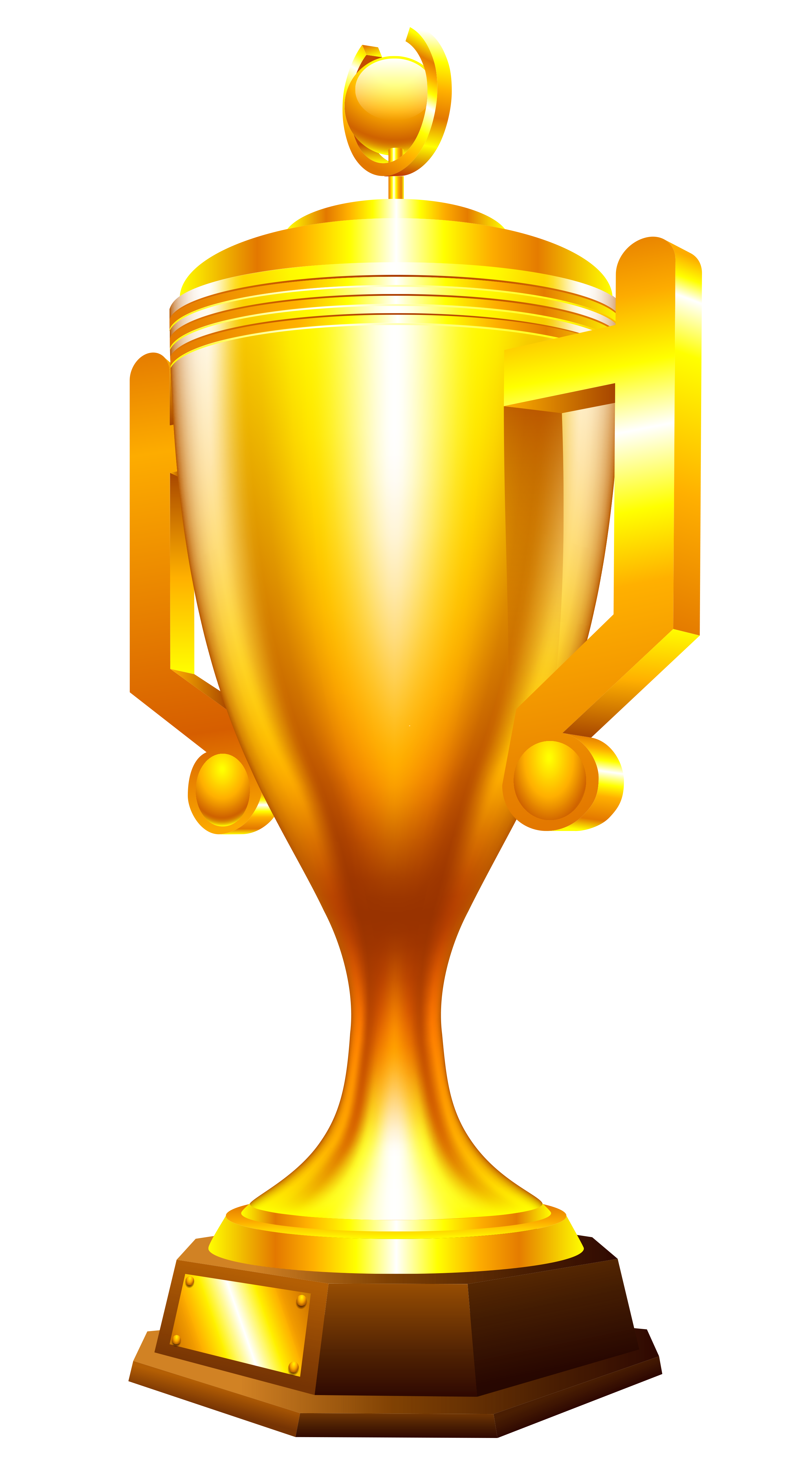 Golden Cup Png - Trophy, Transparent background PNG HD thumbnail