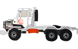 Truck Tractor Trailer Big Rig - Truck Rig, Transparent background PNG HD thumbnail