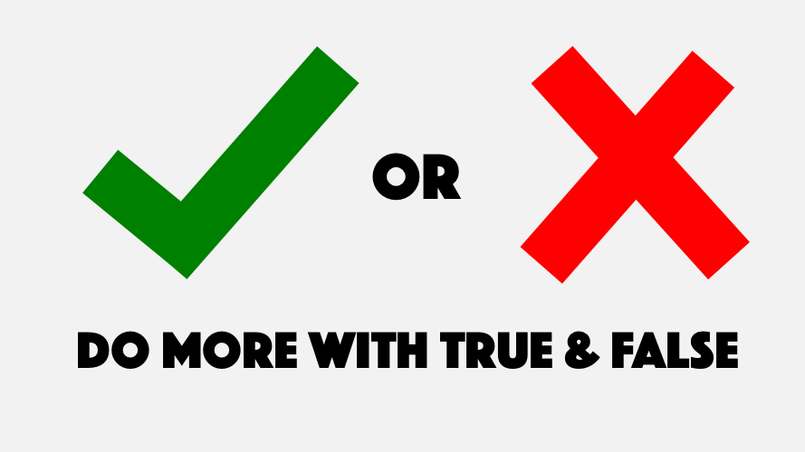 Do More With True And False - True And False, Transparent background PNG HD thumbnail