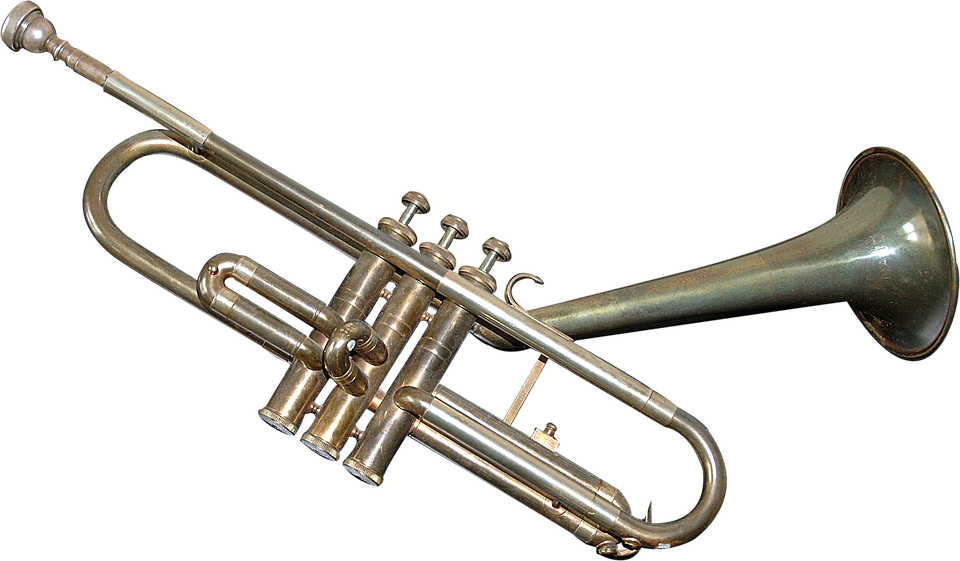 Trumpet, Musical Instrument, Wind Instrument - Trumpet, Transparent background PNG HD thumbnail