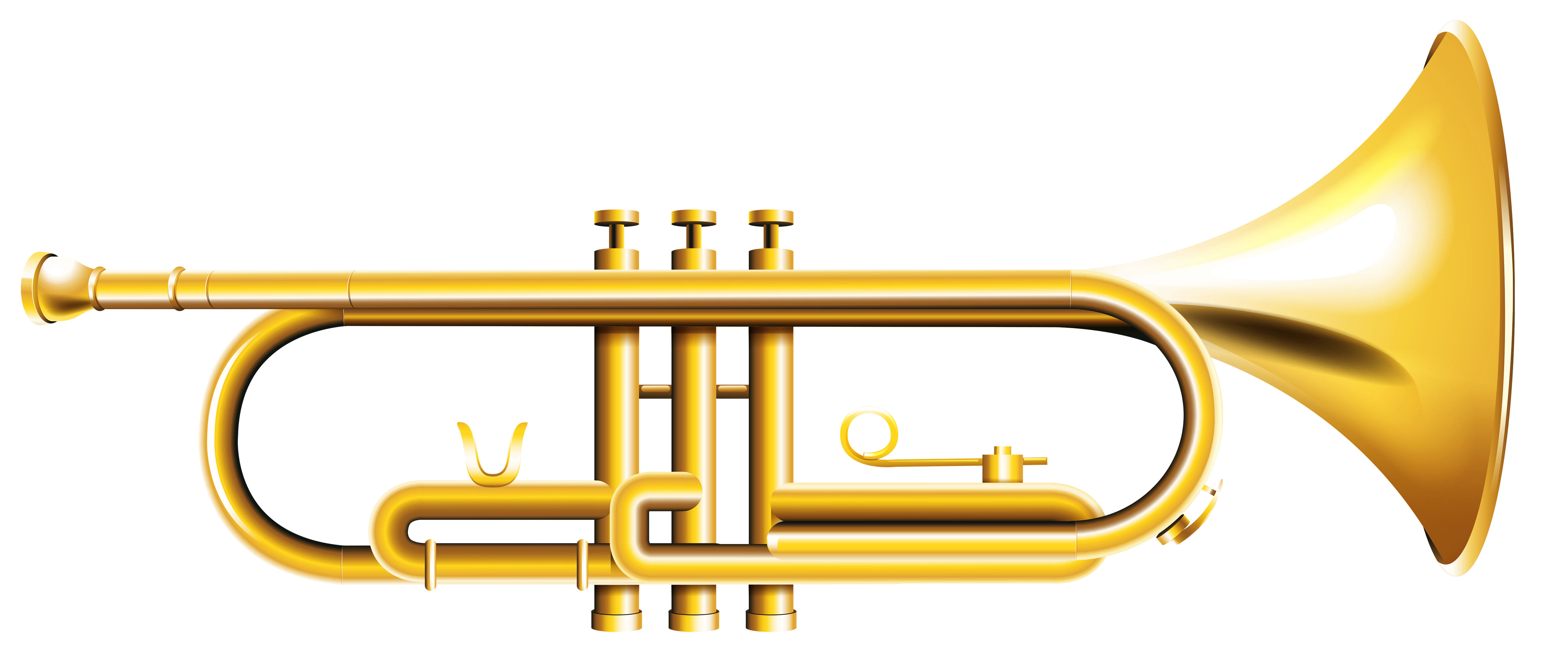 Pin Colorful Clipart Trumpet #3 - Trumpet, Transparent background PNG HD thumbnail