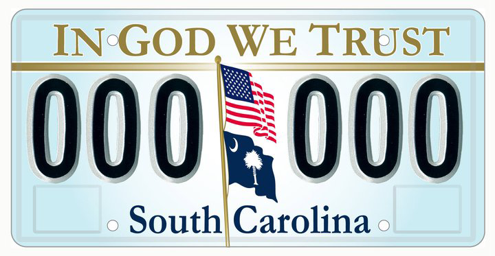 File:sc In God We Trust Plate Large.png - Trust In God, Transparent background PNG HD thumbnail