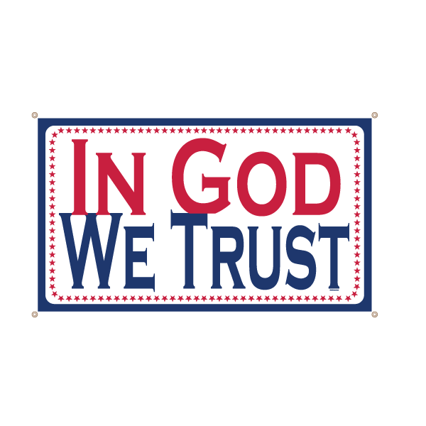 In God We Trust Banner - Trust In God, Transparent background PNG HD thumbnail