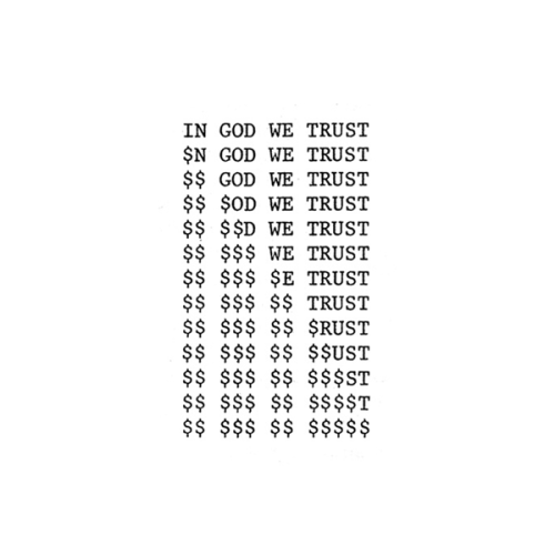 U201Cin God We Trustu201D By Eric Amann (1981) - Trust In God, Transparent background PNG HD thumbnail