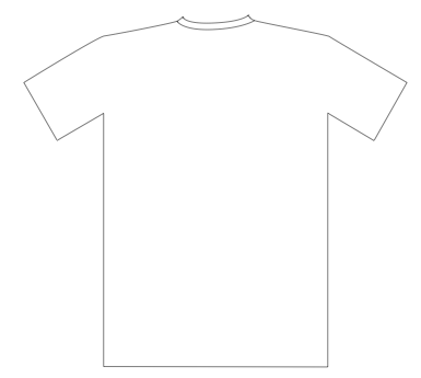 T-shirt (men) clip art - vect