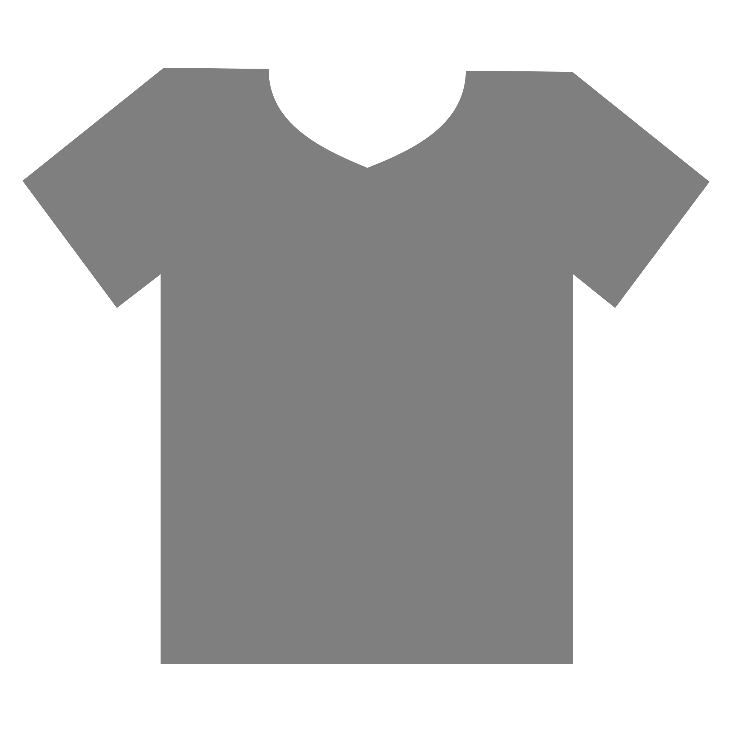 Outline Back Of Blank T Shirt