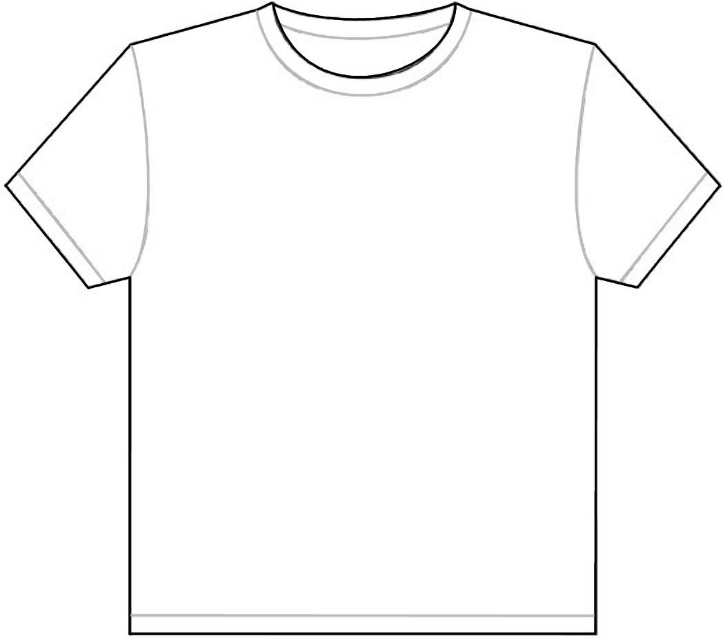 Download - Tshirt Outline, Transparent background PNG HD thumbnail