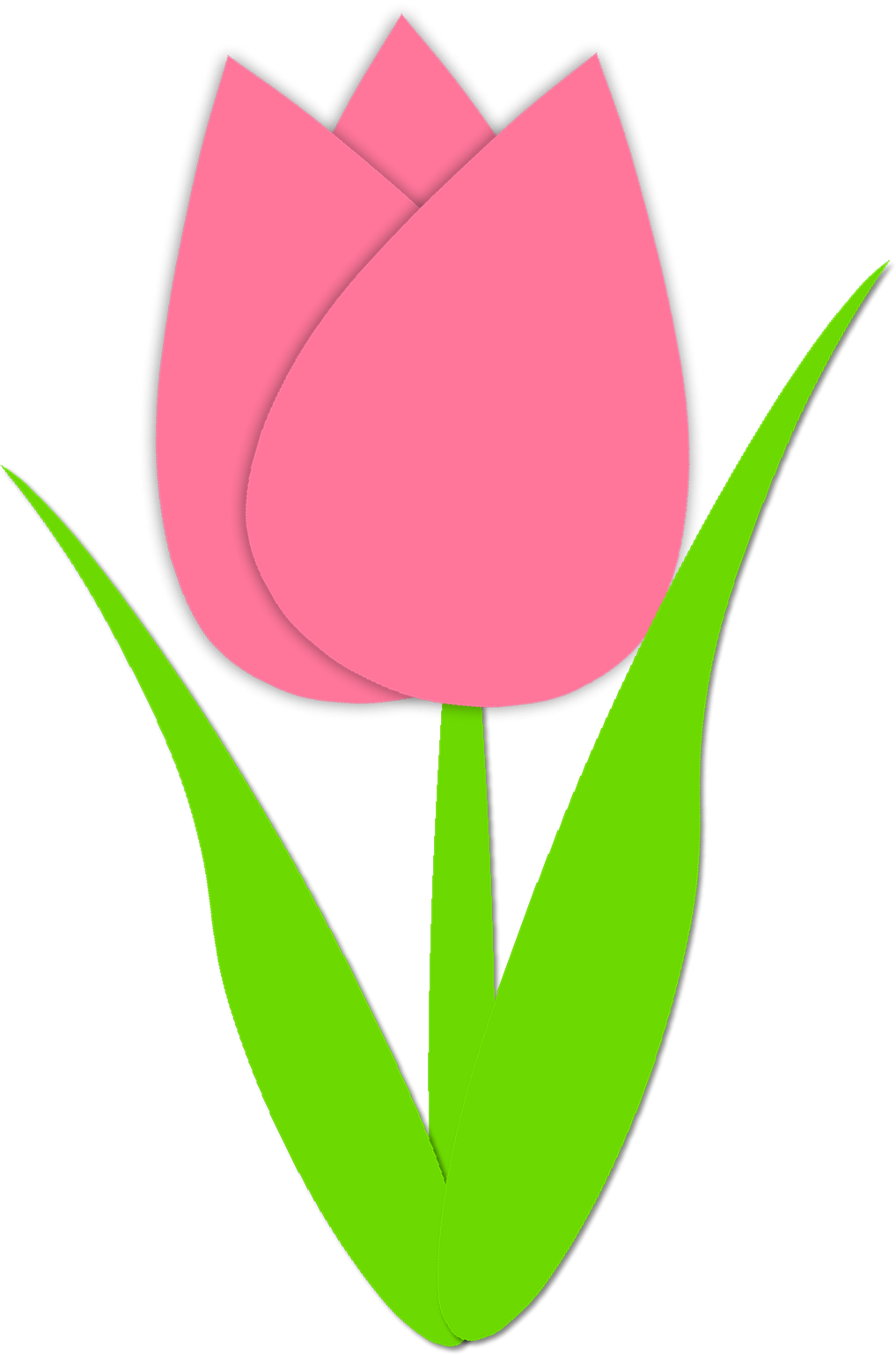Clipart tulip flower