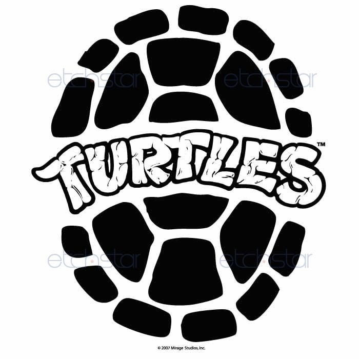 Pin Turtle Clipart Logo Png #8   Teenage Mutant Ninja Turtles Png Black And White - Turtle Shell, Transparent background PNG HD thumbnail