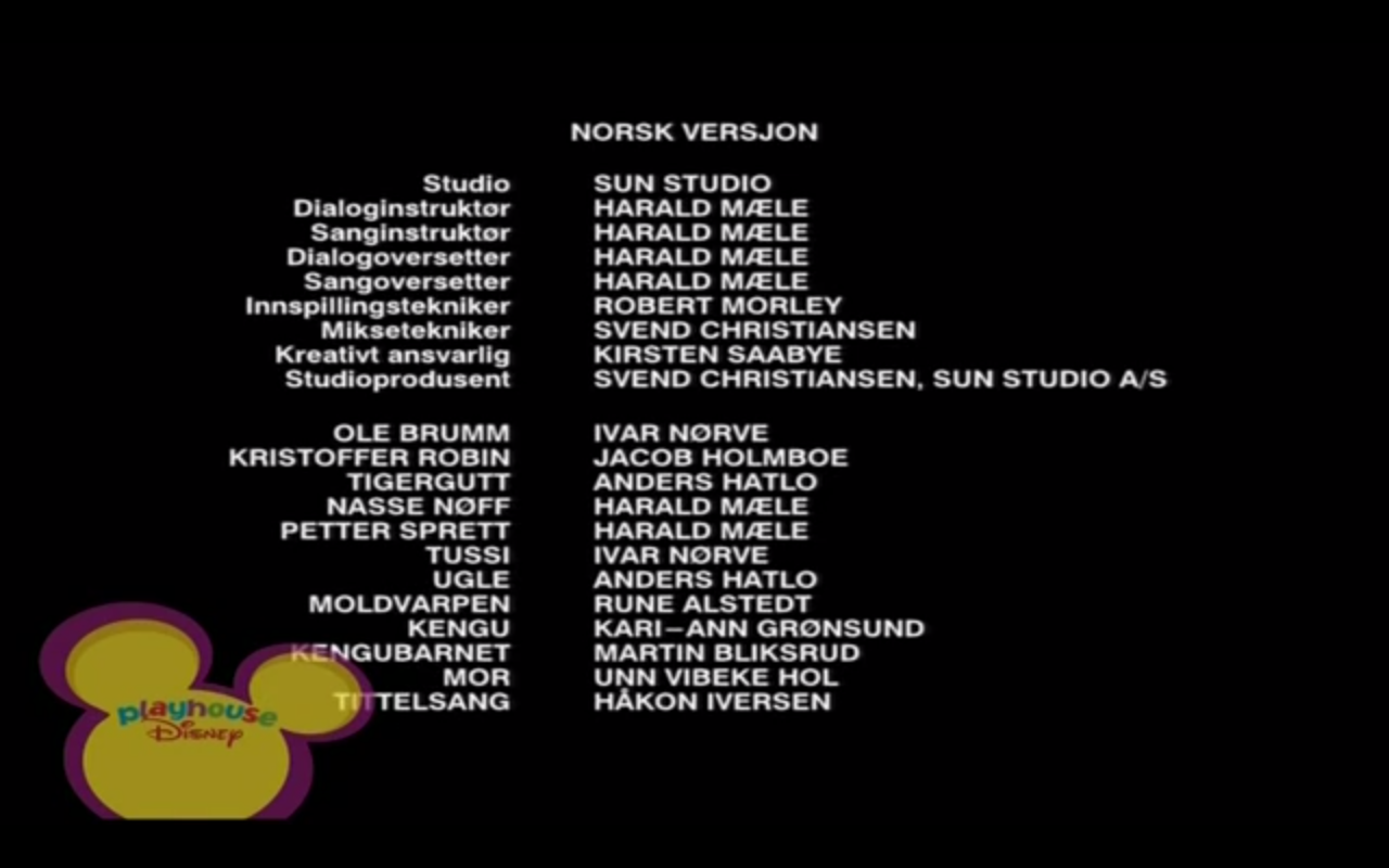 The New Adventures Of Winnie The Pooh Norwegian Credits.png - Tussi, Transparent background PNG HD thumbnail
