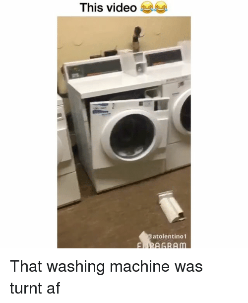 Af, Funny, And Getting Turnt: This Video Atolentino1 That Washing Machine Was Turnt - Tv With Table Turnt, Transparent background PNG HD thumbnail