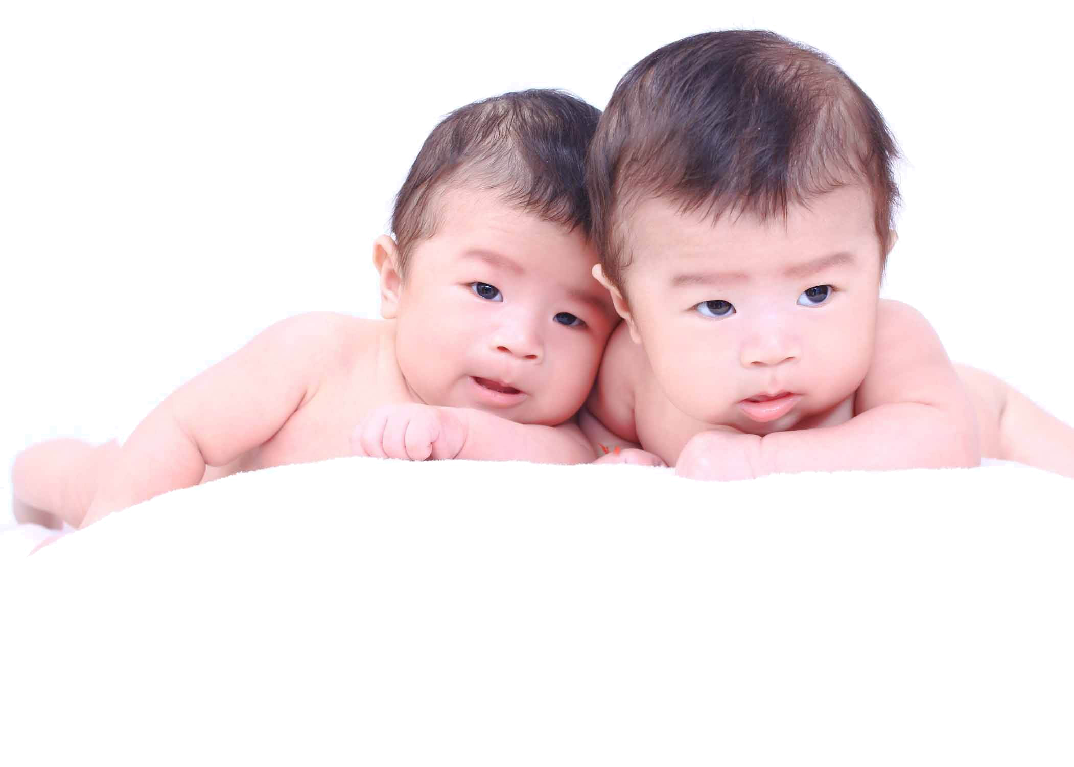 Very cute twin baby girls smi