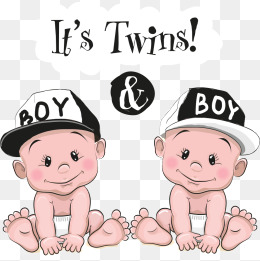 . PlusPng.com Cute Twin Baby 
