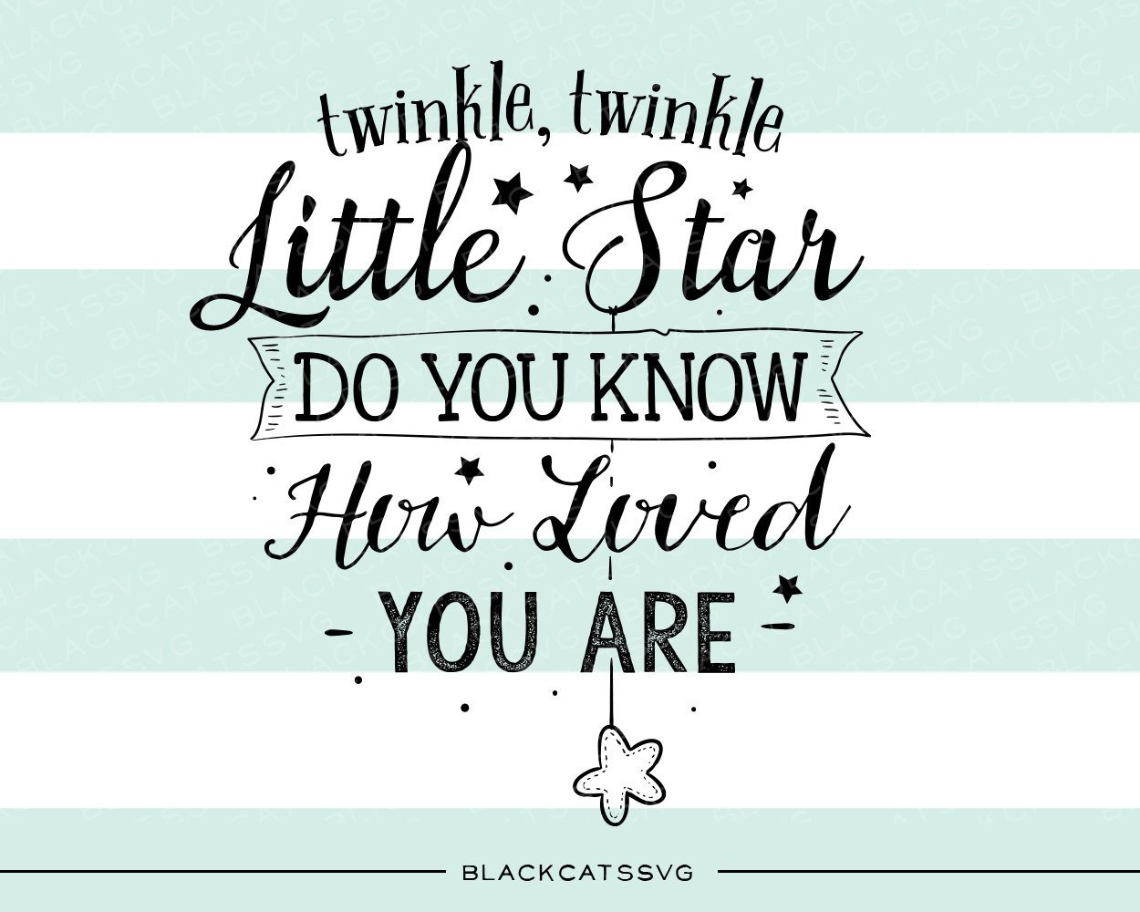 Twinkle Twinkle Little Star Svg File Cutting File Clipart In Svg, Eps, Dxf, Hdpng.com  - Twinkle Twinkle Little Star, Transparent background PNG HD thumbnail