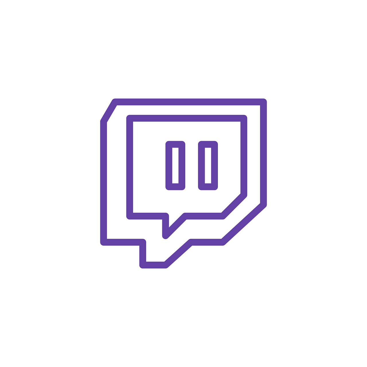 Twitch Icon Logo   Free Vector Graphic On Pixabay - Twitch, Transparent background PNG HD thumbnail