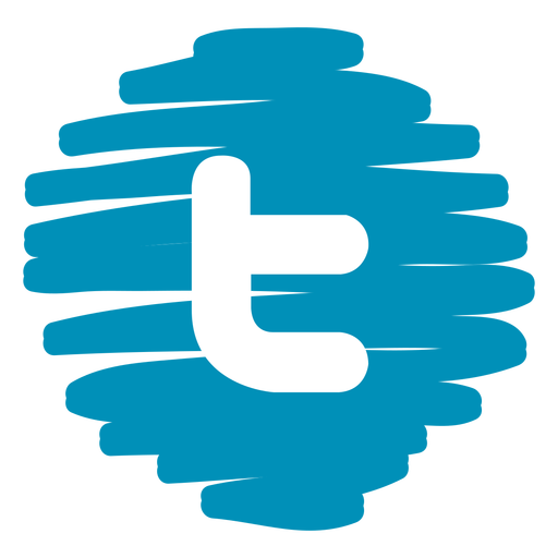 Twitter Distorted Round Icon - Twitter, Transparent background PNG HD thumbnail