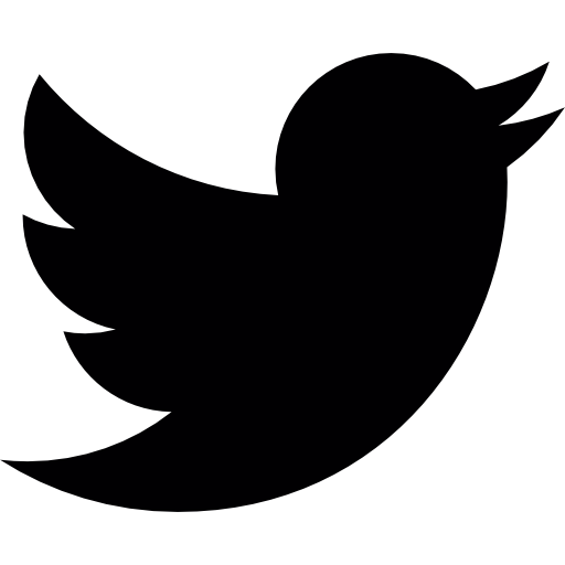 Twitter Logo Silhouette Free Icon - Twitter Vector, Transparent background PNG HD thumbnail