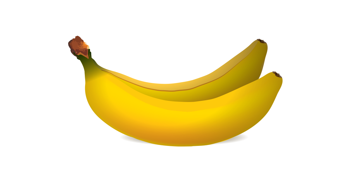Two Bannas Vector IllustrationPNG Graphic Cave, Two Bananas PNG - Free PNG