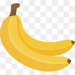 Two Yellow Bananas, Vector Png, Banana, Two Bananas Png And Vector - Two Bananas, Transparent background PNG HD thumbnail