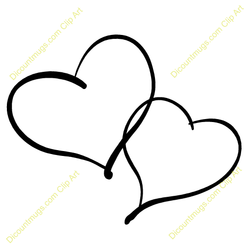Double Heart Tattoos For Women | . Hdpng.com Hearts Intertwined Keywords Two Hearts Two Hearts - Two Black Heart, Transparent background PNG HD thumbnail