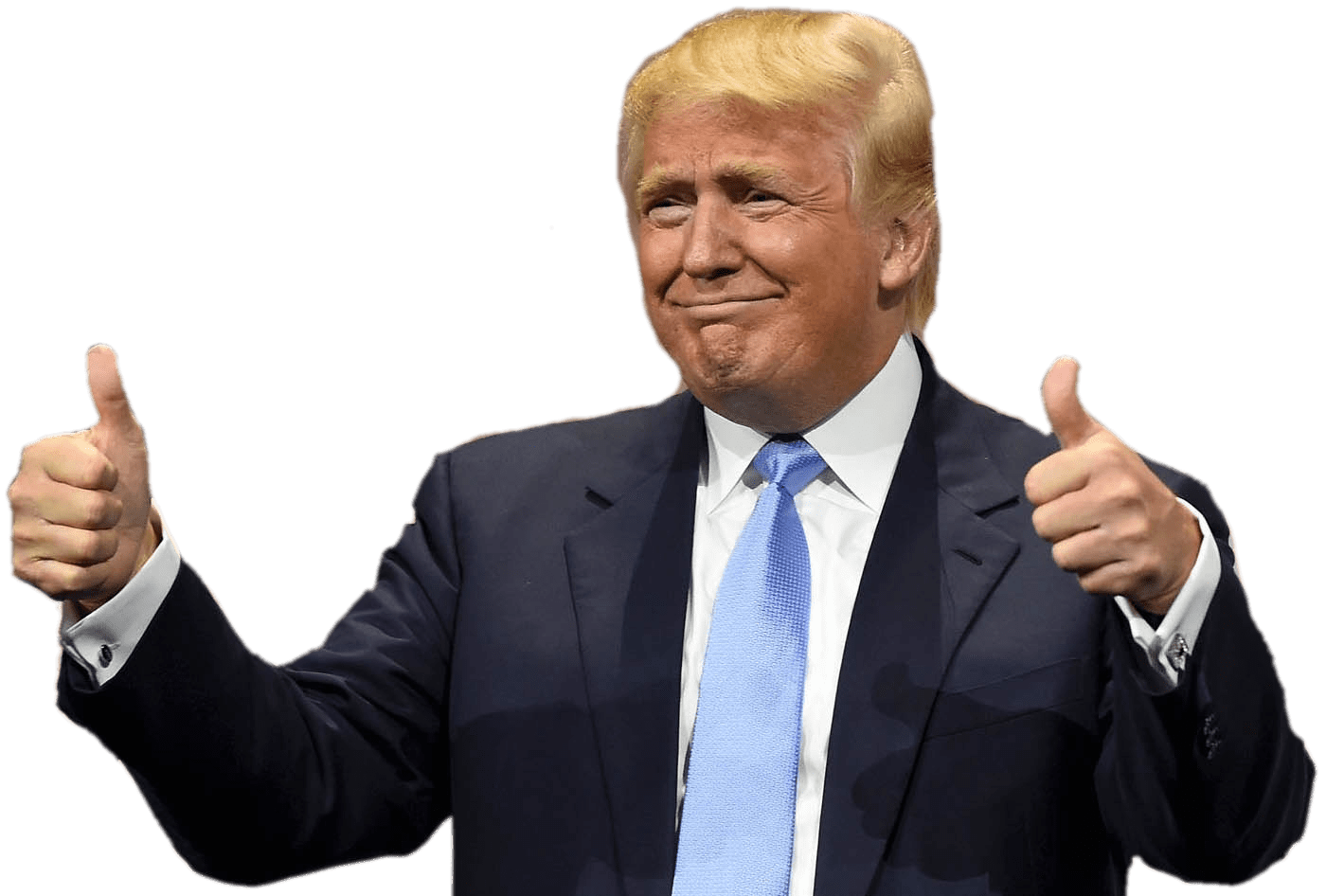 Donald Trump Png   Donald Trump Png - Two Thumbs Up, Transparent background PNG HD thumbnail