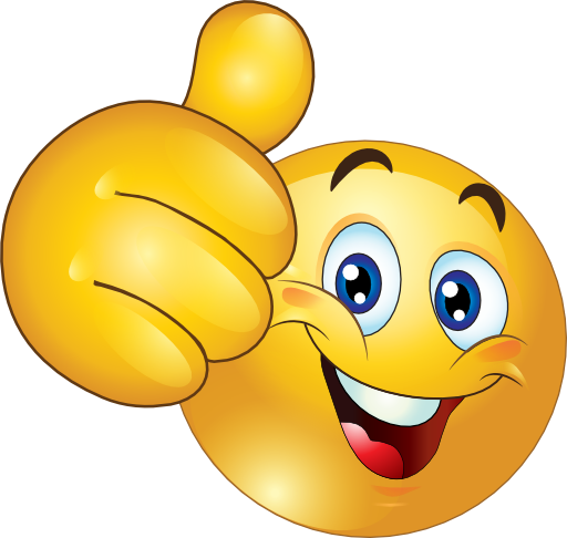 Thumbs Up Happy Smiley Emoticon Clipart Royalty Free - Two Thumbs Up, Transparent background PNG HD thumbnail