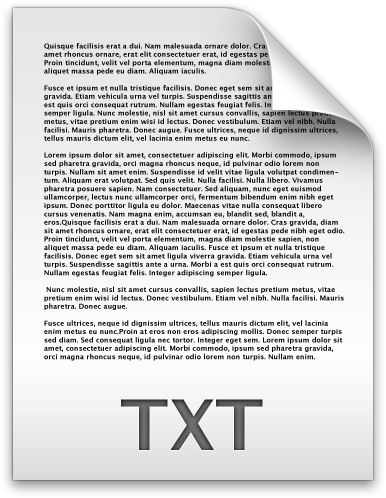 Document Text File Txt - Txt File, Transparent background PNG HD thumbnail