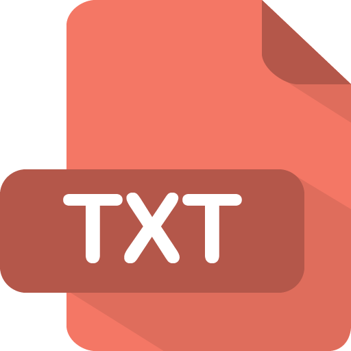 128x128 px, TXT File Extensio
