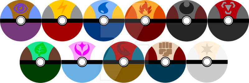 Pokeball Energy Types By Kalel7 Hdpng.com  - Types Of Energy, Transparent background PNG HD thumbnail