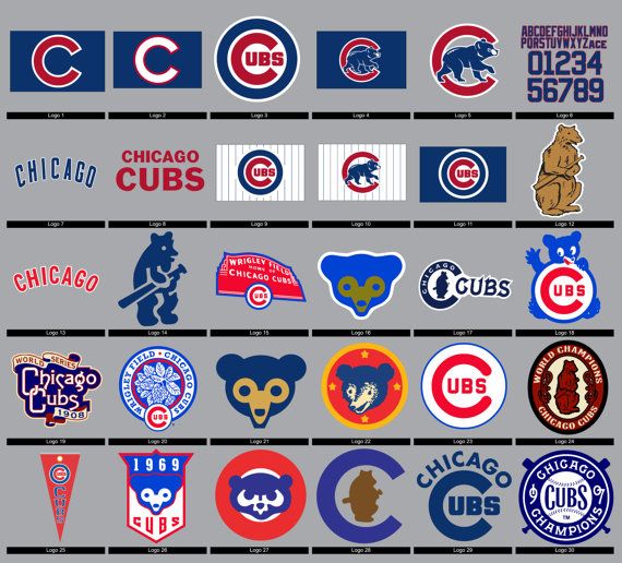 Chicago Cubs Logos Svg, Dxf, Eps, Ai, Pdf, Png Vector Digital - Ubs Vector, Transparent background PNG HD thumbnail