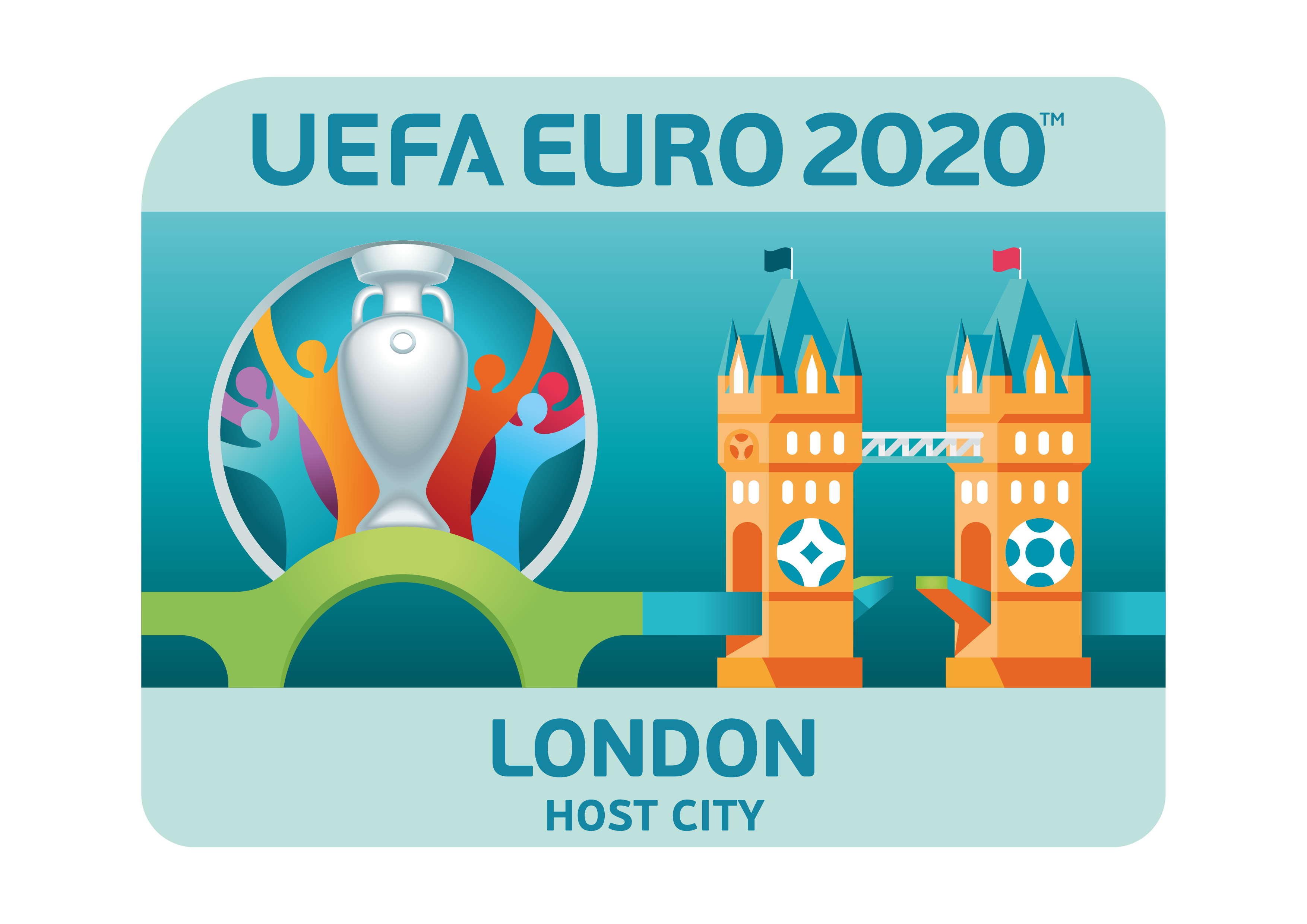 Uefa Euro 2020 Host City Logo: London - Uefa Euro 2017, Transparent background PNG HD thumbnail